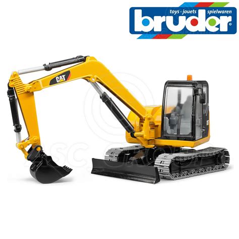 bruder mini cat excavator|bruder digger toys.